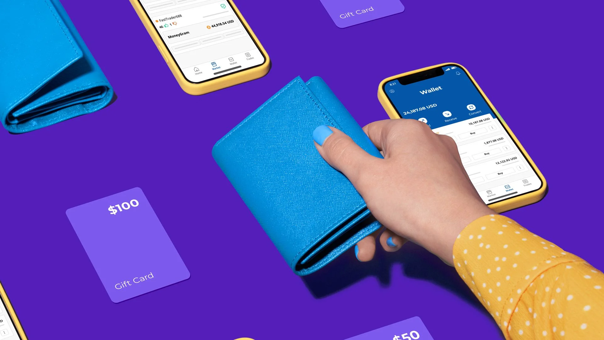 Paxful P2P Bitcoin brand strategy and design system — case study preview